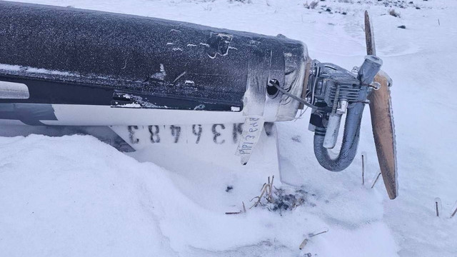 UPDATE. Drona depistată la Drochia este de tip Gerbera și nu contine încărcătură explozivă