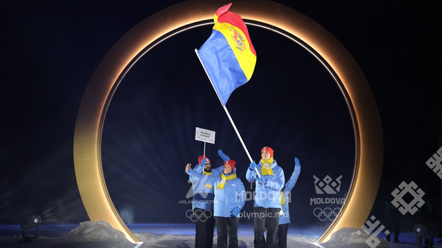 Lotul olimpic al R. Moldova la Jocurile Olimpice de iarnă a defilat la ceremonia de deschidere a Olimpiadei Albe