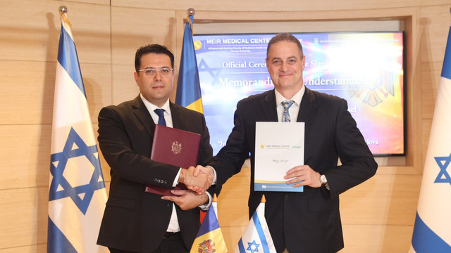 Institutul de Medicină Urgentă din R. Moldova și Centrul Medical Meir din Israel au semnat un memorandum. Cum va contribui parteneriatul moldo-israelian la dezvoltarea medicinei de urgență