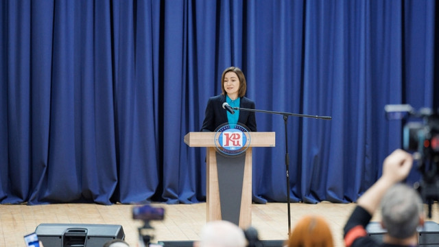 Maia Sandu: „Universitatea din Comrat este una dintre instituțiile pe care se sprijină autonomia” (FOTO, VIDEO)
