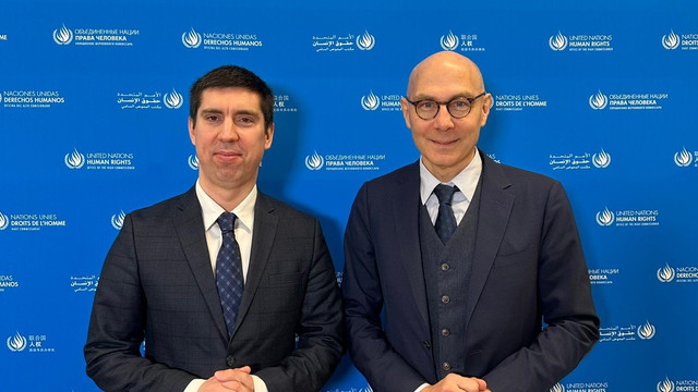 Mihai Popșoi, discuții cu Înaltul Comisar al ONU pentru Drepturile Omului, Volker Türk. Provocările generate de crizele actuale, pe agendă

