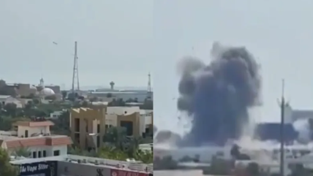 VIDEO | Momentul când Iranul lovește cu racheta baza americană din Bahrain
