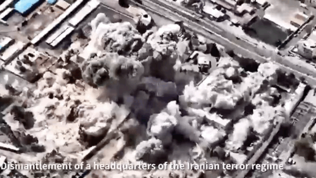 VIDEO | Imagini cu bombardarea unor ținte din „inima Teheranului”, publicate de armata israeliană. Avioane iraniene, distruse și ele
