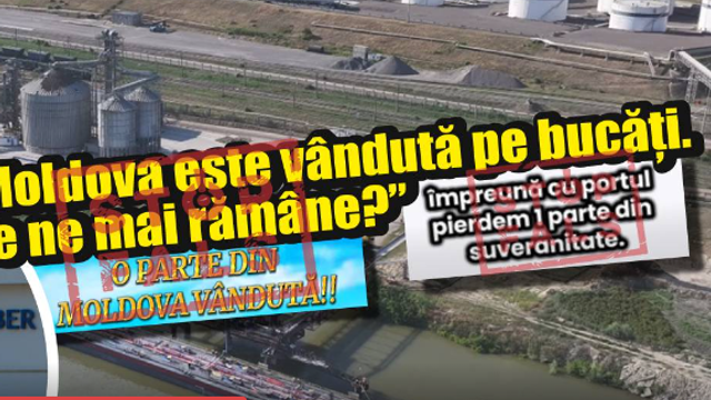 Falsul „portului pierdut”. Portul Internațional Liber Giurgiulești nu a aparținut niciodată statului Republica Moldova / STOPFALS.MD