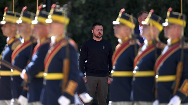 Volodimir Zelenski pleacă joi, 12 martie, în România. Președintele ucrainean va avea o întrevedere cu Nicușor Dan