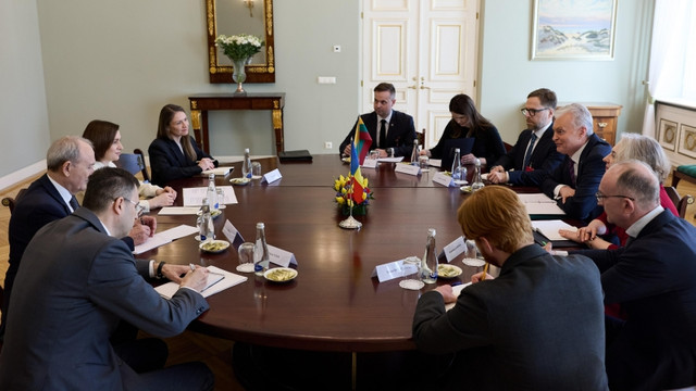 Maia Sandu a avut întrevederi cu conducerea de vârf a Lituaniei. Integrarea europeană și consolidarea securității R. Moldova, pe agenda discuțiilor (FOTO)