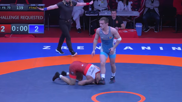 Aur pentru Republica Moldova la Campionatul European U-23 de lupte. Alexandr Gaidarlî a devenit campion continental, după ce l-a învins în extremis pe rusul Magomed Emi Eltemirov