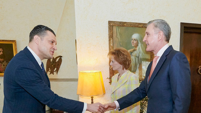 Ambasadorul R. Moldova în România, primit la Palatul Elisabeta: Proiecte comune și sprijin pentru parcursul european


