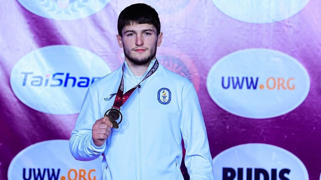 Vitalie Eriomenco a devenit campion european U-23 la lupte greco-romane