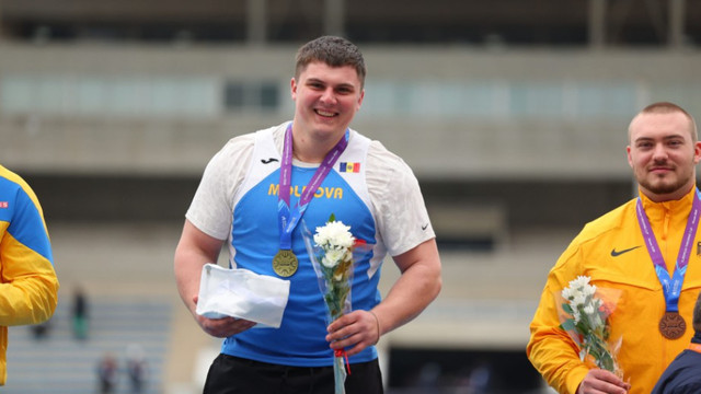 Atletul moldovean Alexandr Mazur a câștigat Cupa europeană de aruncări U23

