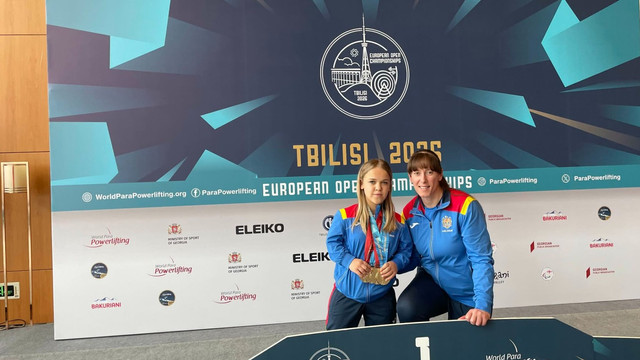 Victoria Rotaru aduce aurul pentru Republica Moldova la Campionatul European de para-powerlifting

