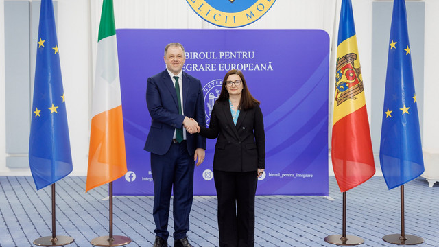 Cristina Gherasimov și Thomas Byrne, în discuții la Chișinău despre accelerarea aderării R. Moldova la Uniunea Europeană (FOTO)