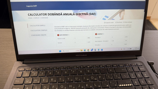 CNPF lansează un calculator pentru estimarea costului real al creditelor