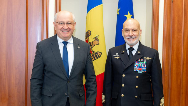 Combaterea amenințărilor hibride și modernizarea sectorului de apărare, discutate la întrevederea dintre Alexandru Munteanu și Șeful Comitetului Militar al NATO (FOTO) 