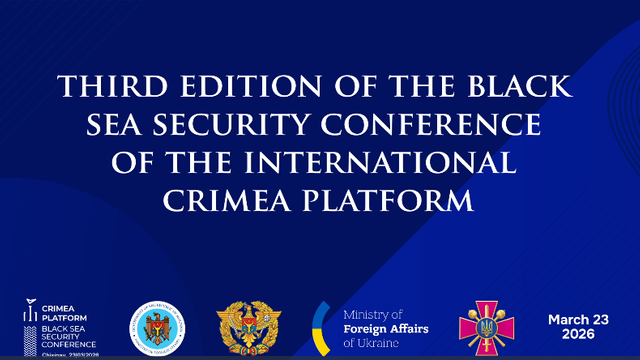 LIVE | Conferința de Securitate în regiunea Mării Negre, sub egida Platformei Internaționale Crimeea, ediția a III-a