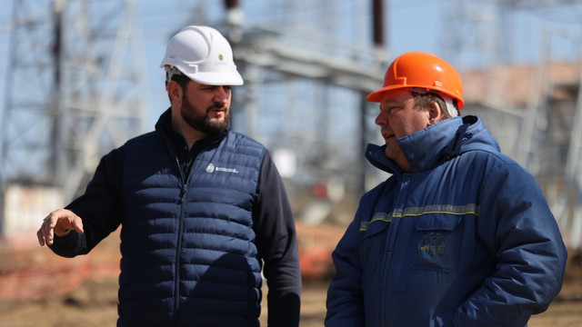 Dorin Junghietu, la Stația Electrică Vulcănești: „Este esențial ca stațiile electrice să fie finalizate la timp și echipate complet”