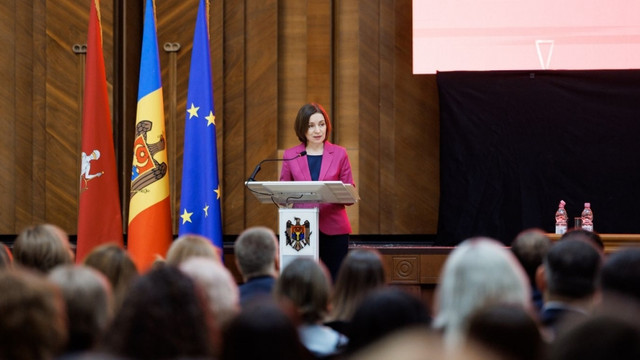 Maia Sandu, la Adunarea Generală a Judecătorilor: „Este necesar să recunoaștem că mai este încă mult de muncă până când întregul sistem judiciar va fi pătruns de spiritul dreptății”