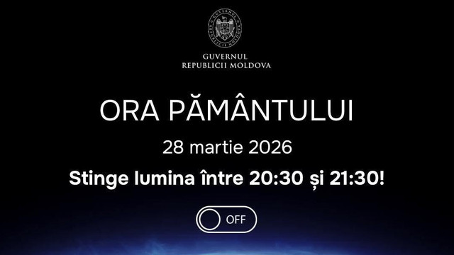 Guvernul se alătură inițiativei internaționale „Ora Pământului”