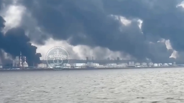 VIDEO | Atac după atac la porturile-cheie pentru exporturile rusești: Incendiu la Ust-Luga
