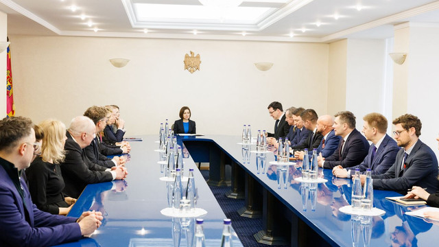 Integrarea europeană și securitatea regională, discutate de președinta Maia Sandu cu delegația comisiilor pentru afaceri europene din mai multe state UE