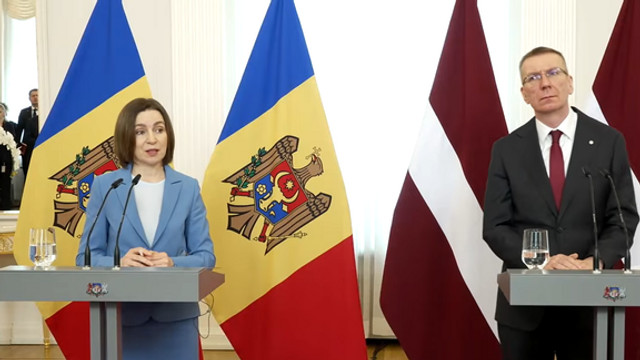 Maia Sandu, la Riga: „Extinderea este o investiție importantă în securitate pe care Europa o poate face chiar acum. Mă bazez pe vocea Letoniei”