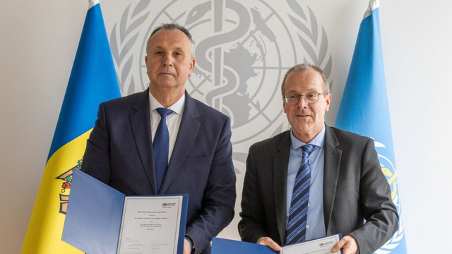 R. Moldova semnează un nou acord cu OMS pentru modernizarea sistemului de sănătate
