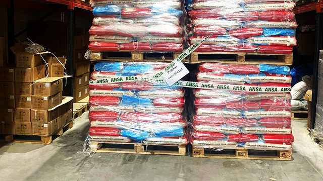 Un lot de 25 de tone de orez contaminat cu pesticid, distrus de ANSA (FOTO) 