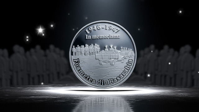 BNM pune în circulație o monedă comemorativă dedicată foametei din 1946-1947 (FOTO, VIDEO)