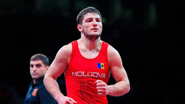 Vitalie Eriomenco a devenit vicecampion european la lupte greco-romane

