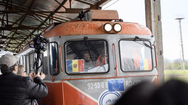 GALERIE FOTO | Linia feroviară Cantemir-Fălciu, testată oficial după zeci de ani în care nu a fost utilizată
