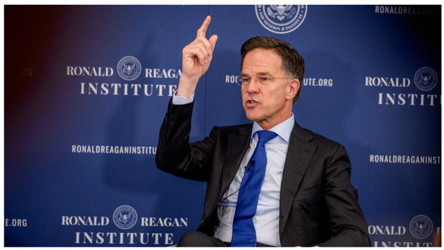 VIDEO. Mark Rutte: „Trăim într-o lume periculoasă. Trebuie să incorporăm cele mai noi tehnologii”