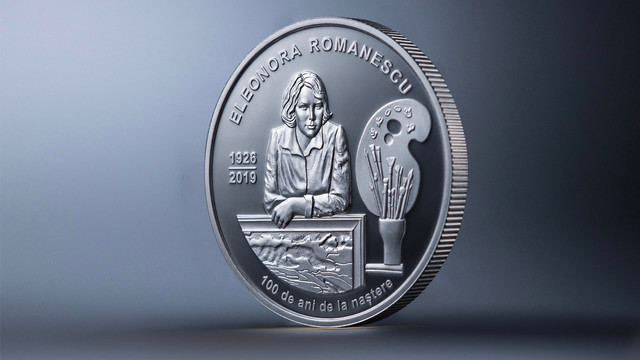 BNM lansează moneda comemorativă „Eleonora Romanescu – 100 de ani de la naștere” (FOTO)