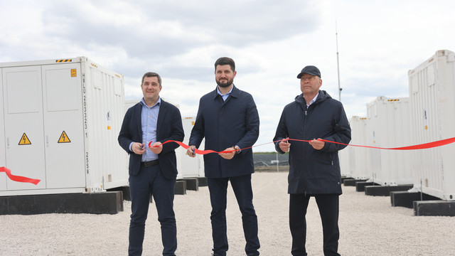 La Rădeni a fost lansat cel mai mare sistem de stocare a energiei electrice din R. Moldova
