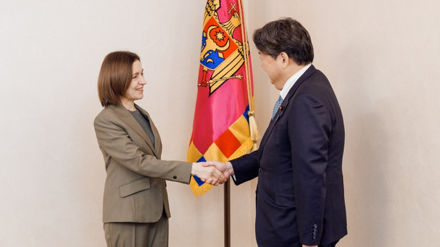 Maia Sandu a primit delegația japoneză condusă de Ministrul Afacerilor Interne și Comunicațiilor, Hayashi Yoshimasa