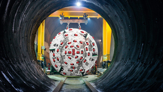 Cel mai lung tunel feroviar din lume se construiește în Europa