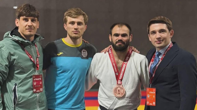 Victor Sterpu a cucerit medalia de bronz la Grand Slam-ul de la Dushanbe

