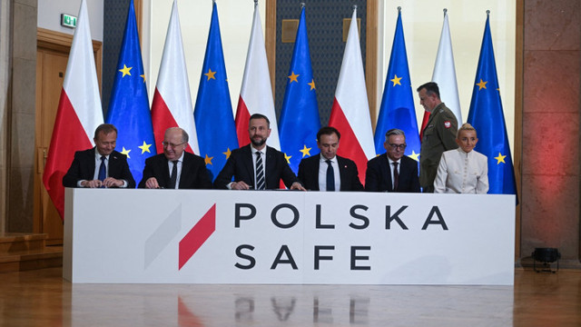 Polonia a semnat un împrumut de apărare de la UE în valoare de 43,7 miliarde de euro, cel mai mare dintre toate statele membre
