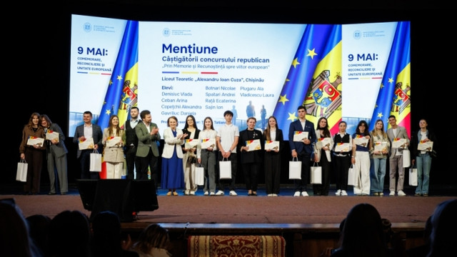 MEC a premiat elevii câștigători ai concursului „Prin Memorie și Recunoștință spre viitorul european”