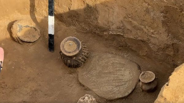 Mormânt scitic de peste 2.000 de ani, descoperit la Gura Bâcului

