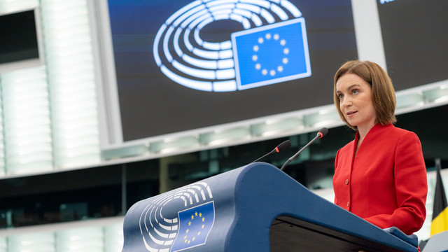 Maia Sandu începe un turneu european dedicat integrării Republicii Moldova în UE. Șefa statului va fi decorată cu Ordinul European de Merit