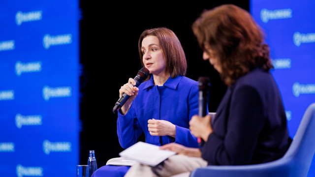 Maia Sandu, avertisment la Forumul GLOBSEC: „Ținta Rusiei nu este Republica Moldova, dar Uniunea Europeană” 