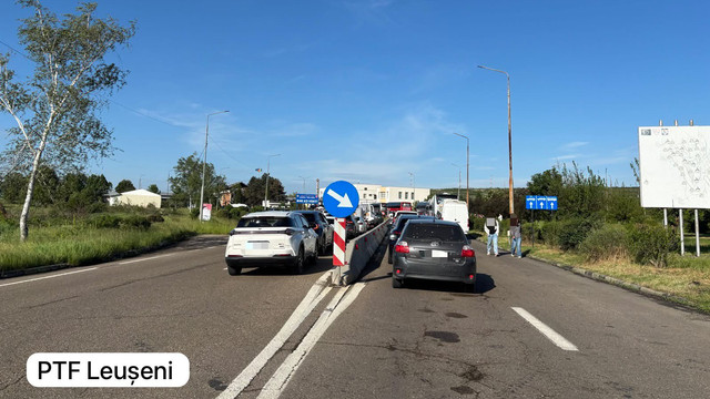 Atenție, călători! Se înregistrează trafic intens la PTF Leușeni
