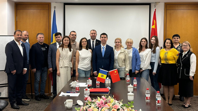 Mihai Popșoi s-a întâlnit cu cetățenii Republicii Moldova stabiliți în China 