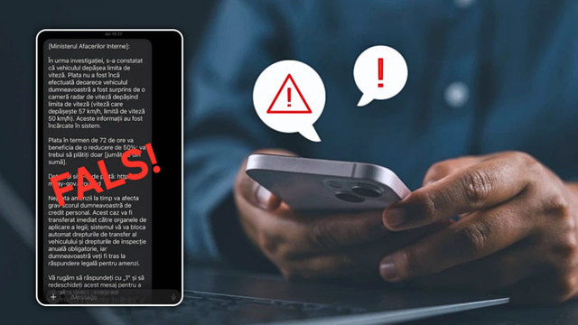 Șoferii din R. Moldova, vizați de o nouă escrocherie prin SMS. Avertismentul Poliției
