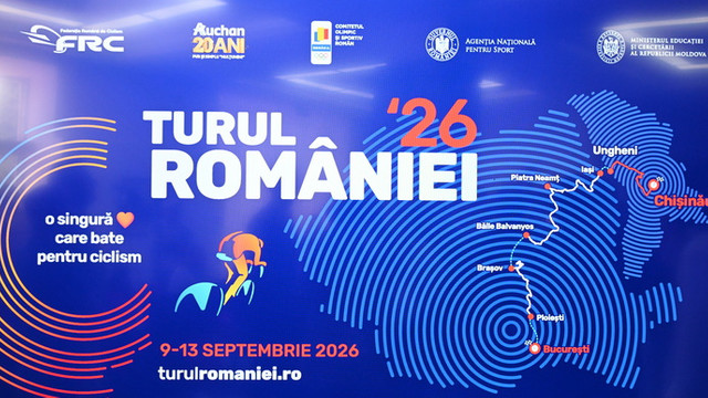 Premieră istorică la Turul României: Competiția de ciclism reunește cele două maluri ale Prutului, iar trofeul va fi inspirat din opera lui Brâncuși