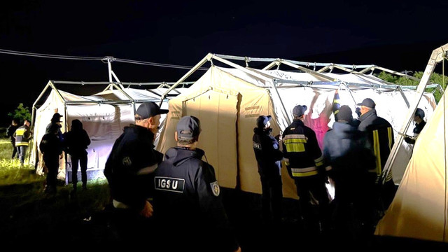 Celula de Criză a IGSU își continuă activitatea pentru gestionarea situației create de ploile abundente (FOTO)