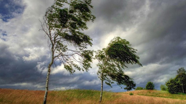 Meteorologii au emis Cod galben de intensificări ale vântului
