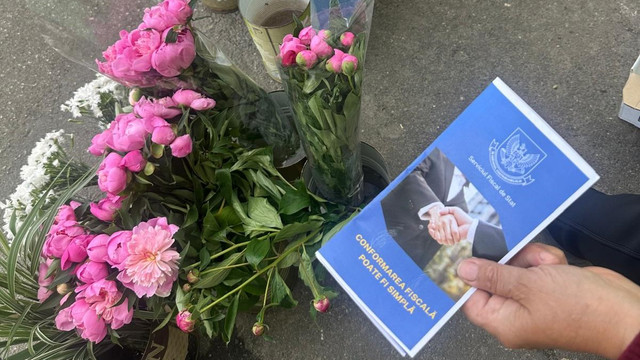 Comercianții de flori, vizitați de Fisc în preajma încheierii anului școlar


