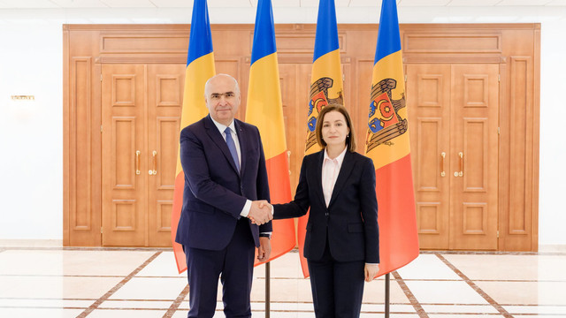 Maia Sandu la întrevederea cu prim-ministrul României, Ilie Bolojan: „Este esențial ca R. Moldova și România să continue să își consolideze cooperarea pentru pace și securitate” (FOTO)