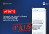 Tentativă de fraudă prin SMS în numele EVO. AGE avertizează cetățenii să nu ofere coduri sau date personale
